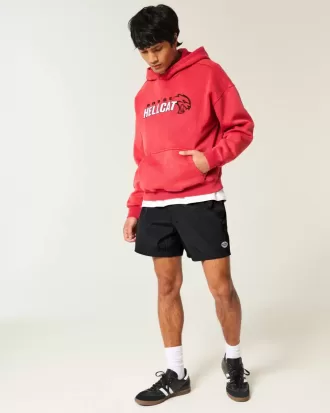 Baggy-Fußballshorts bis zur Mitte des Oberschenkels