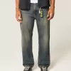 Baggy-Jeans in dunkler Waschung Baggy-Jeans in dunkler Waschung
