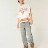 Baggy-Jeans in heller Waschung Baggy-Jeans in heller Waschung