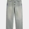 Baggy-Jeans in heller Waschung Baggy-Jeans in heller Waschung