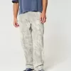 Baggy-Jeans mit Camouflage-Muster