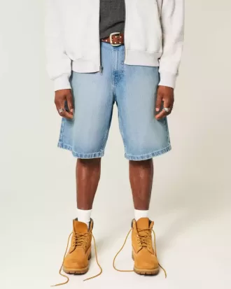 Baggy-Jeansshorts