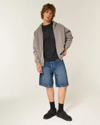 Baggy-Jeansshorts