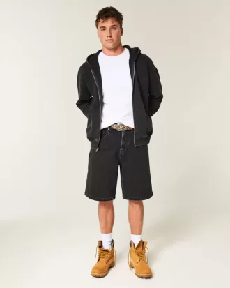 Baggy-Jeansshorts