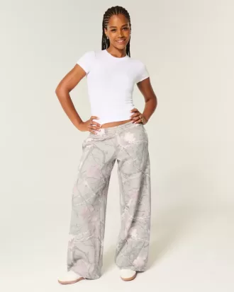 Baggy-Jogginghose mit Camouflage-Muster