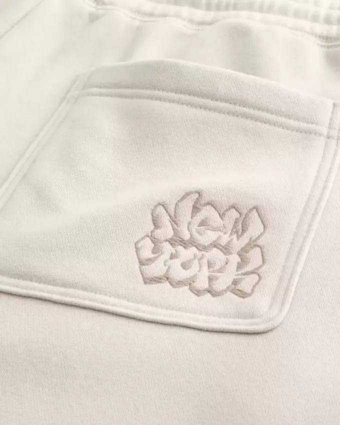 Baggy-Jogginghose mit New York-Grafik
