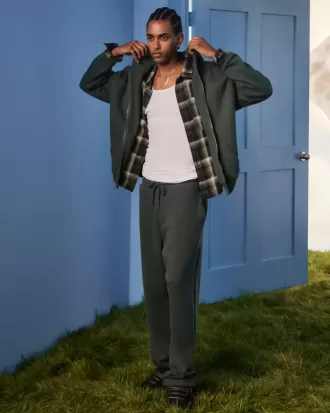 Baggy-Jogginghose mit Schlangenmuster