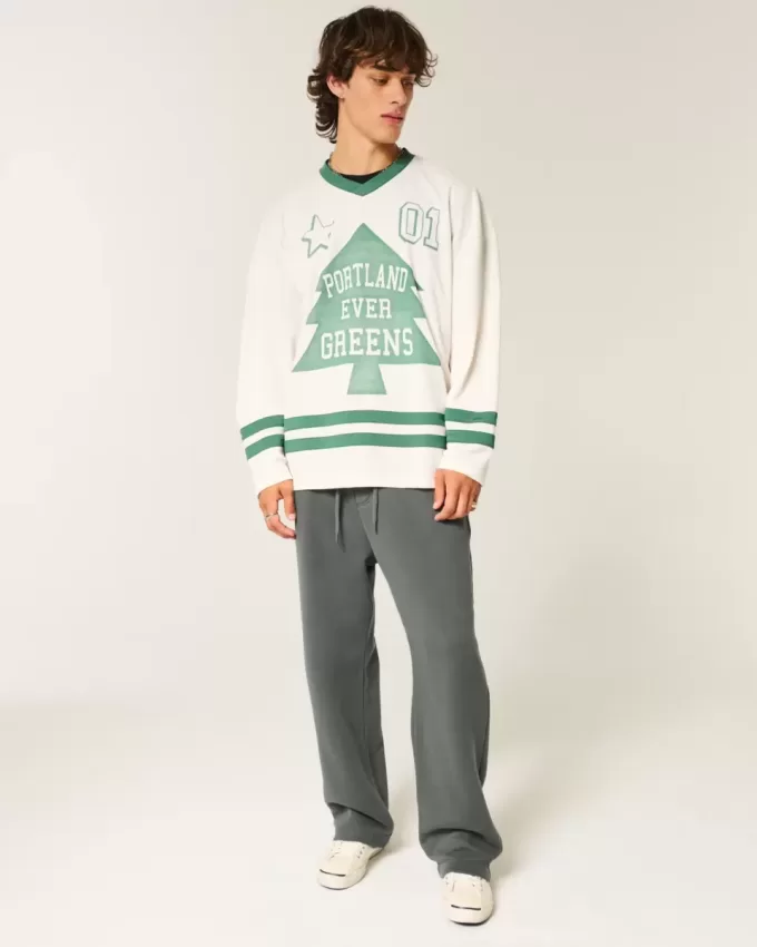 Baggy-Jogginghose mit Schlangenmuster