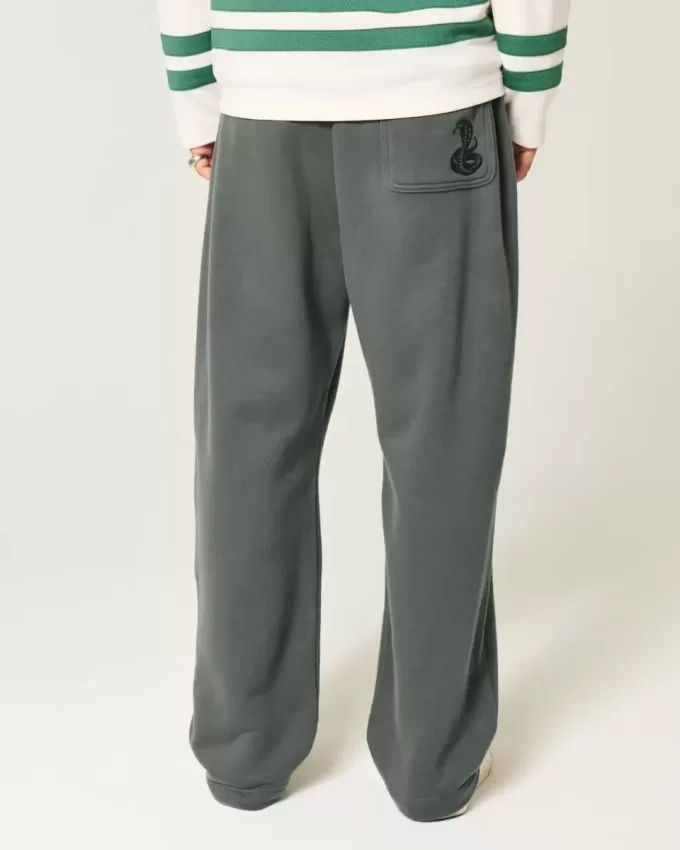 Baggy-Jogginghose mit Schlangenmuster