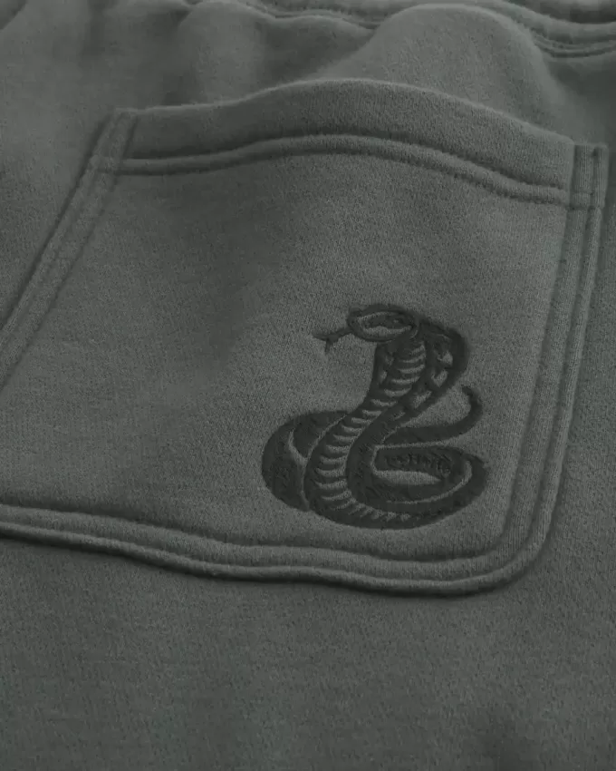 Baggy-Jogginghose mit Schlangenmuster