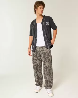 Baggy-Malerjeans im Camouflage-Design