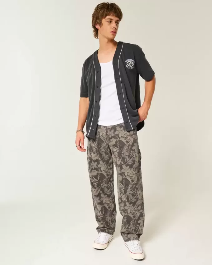 Baggy-Malerjeans im Camouflage-Design