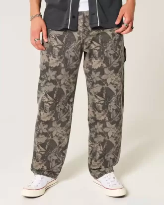 Baggy-Malerjeans im Camouflage-Design