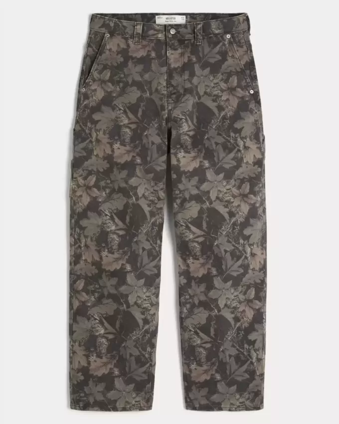Baggy-Malerjeans im Camouflage-Design
