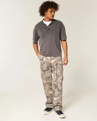 Baggy-Malerjeans mit Camouflage-Muster