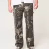 Baggy-Malerjeans mit Camouflage-Muster