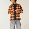 Baggy-Malershorts aus verwaschenem schwarzem Denim