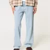 Baggy-Painter-Jeans in heller Waschung
