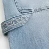 Baggy-Painter-Jeans in heller Waschung