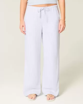 Baggy-Schlupfhose aus Leinenmischung