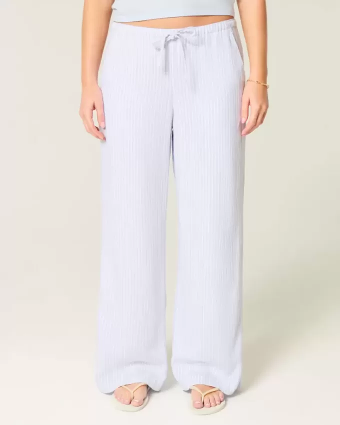 Baggy-Schlupfhose aus Leinenmischung Baggy-Schlupfhose aus Leinenmischung