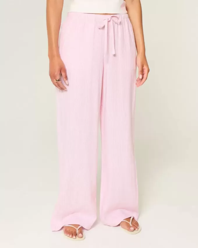 Baggy-Schlupfhose aus Leinenmischung Baggy-Schlupfhose aus Leinenmischung