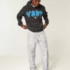 Baggy-Trainingshose mit Camouflage-Muster