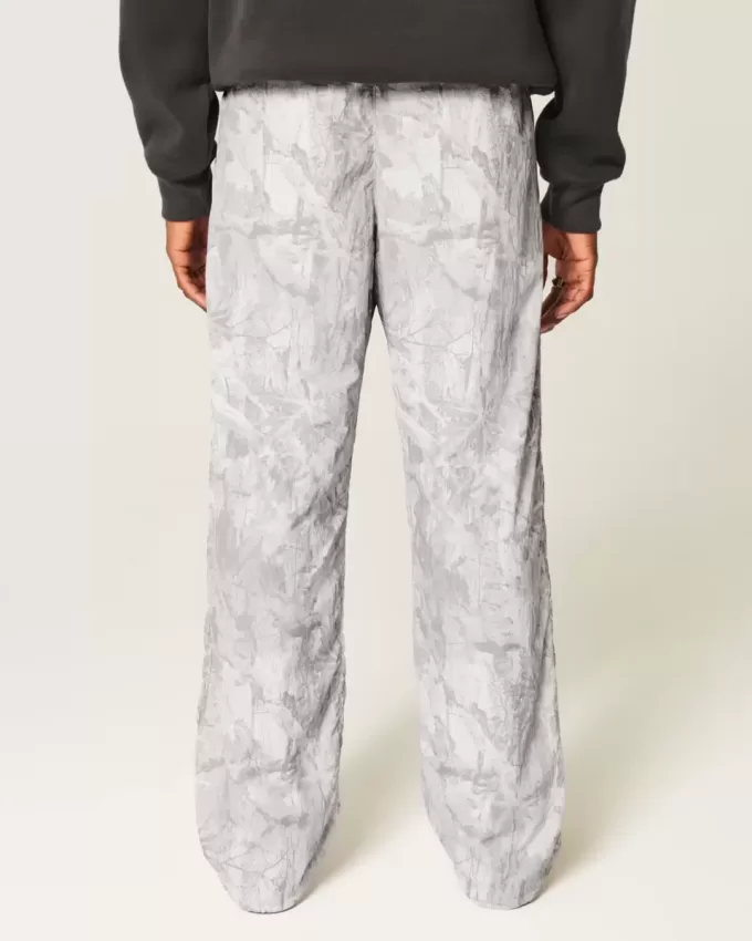 Baggy-Trainingshose mit Camouflage-Muster