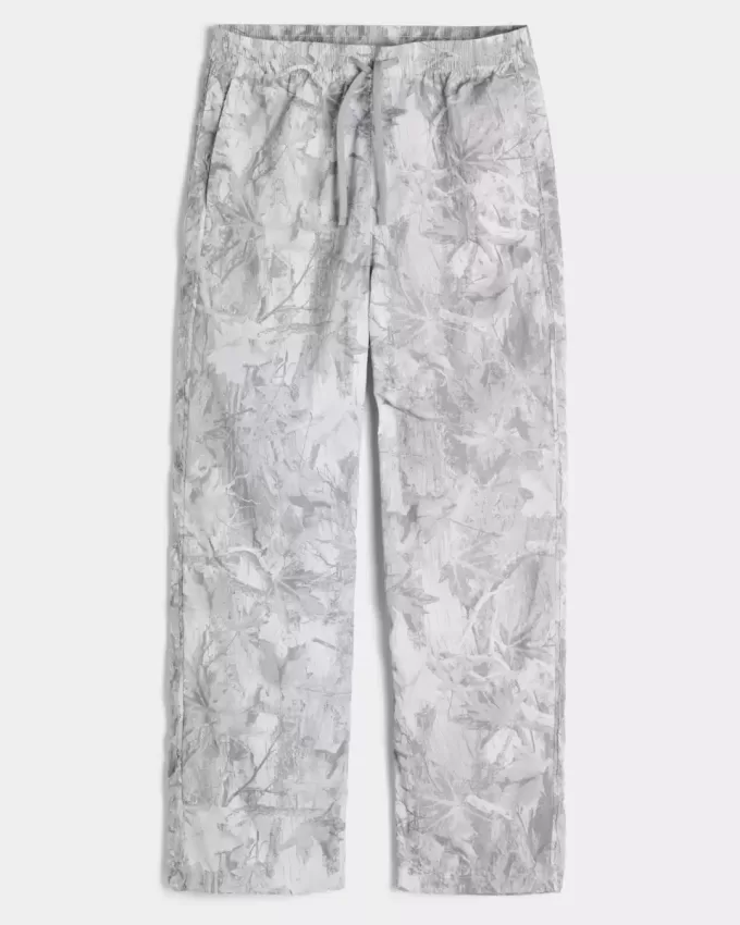 Baggy-Trainingshose mit Camouflage-Muster