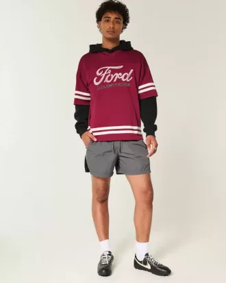 Baggy-Trikot mit Ford Mustang-Grafik