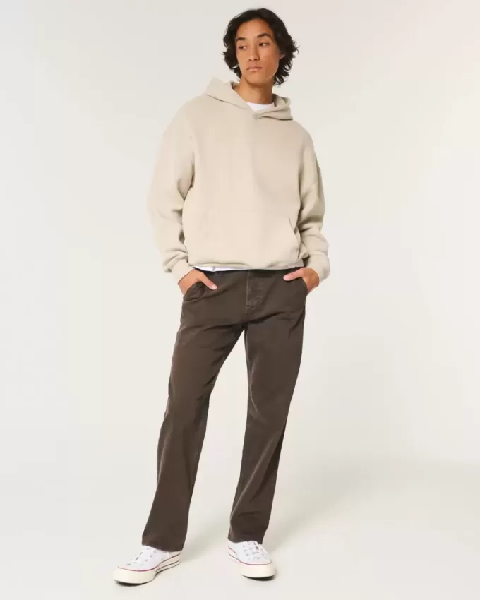 Überfärbte Straight Jeans Überfärbte Straight Jeans