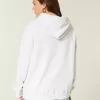 Übergroßer Hoodie mit NY-Grafik