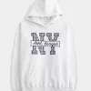 Übergroßer Hoodie mit NY-Grafik