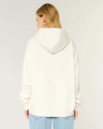 Übergroßer Hoodie mit USA-Grafik