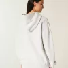 Übergroßer Senior-Kapuzenpullover mit Grafik