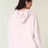 Übergroßer Senior-Kapuzenpullover mit Grafik