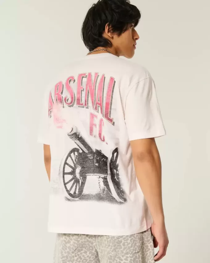 Übergroßes Arsenal-T-Shirt mit Grafik