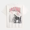 Übergroßes Arsenal-T-Shirt mit Grafik