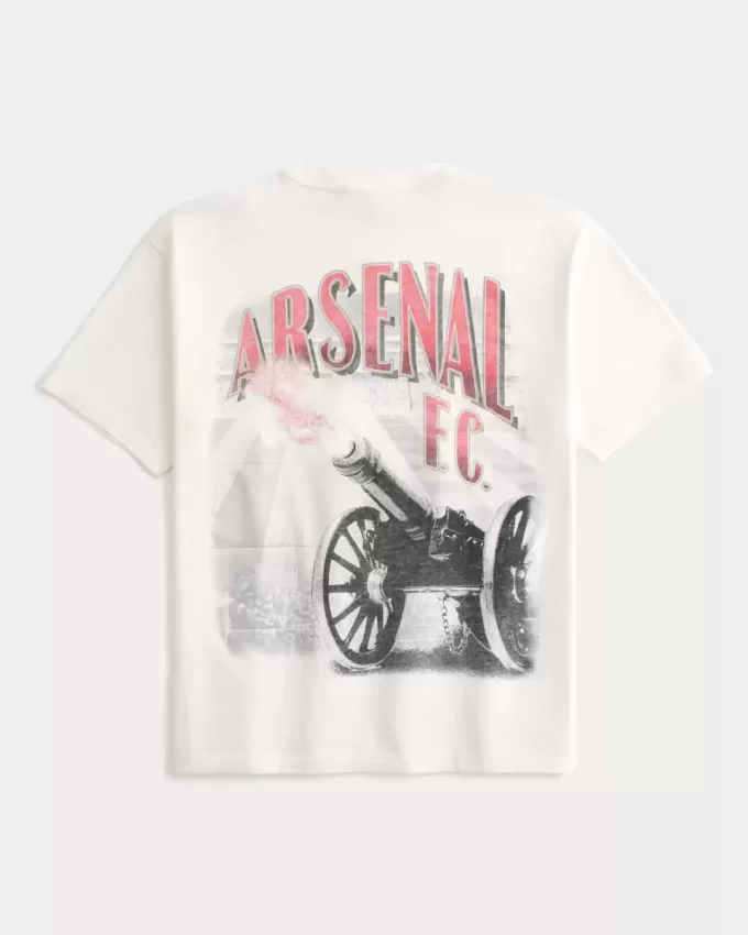 Übergroßes Arsenal-T-Shirt mit Grafik