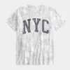 Übergroßes T-Shirt mit Camouflage-Grafik „NYC“