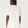 Übergroßes T-Shirt mit Grafik des Saint Thomas Racquet Club