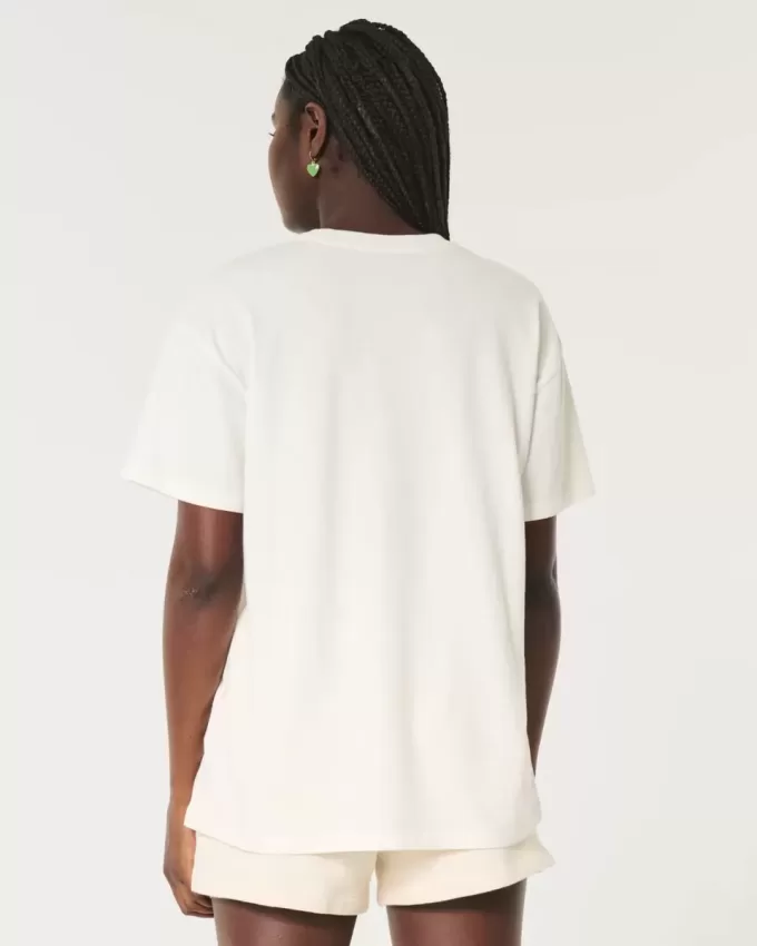 Übergroßes T-Shirt mit Grafik des Saint Thomas Racquet Club