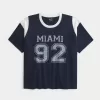 Übergroßes T-Shirt mit Miami-Grafik
