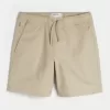 Überknielange Twill-Schlupfshorts