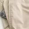 Überknielange Twill-Schlupfshorts