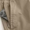 Überknielange Twill-Schlupfshorts