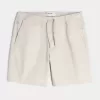 Überknielange Twill-Schlupfshorts