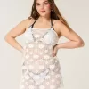 Überwurfkleid mit offener Naht