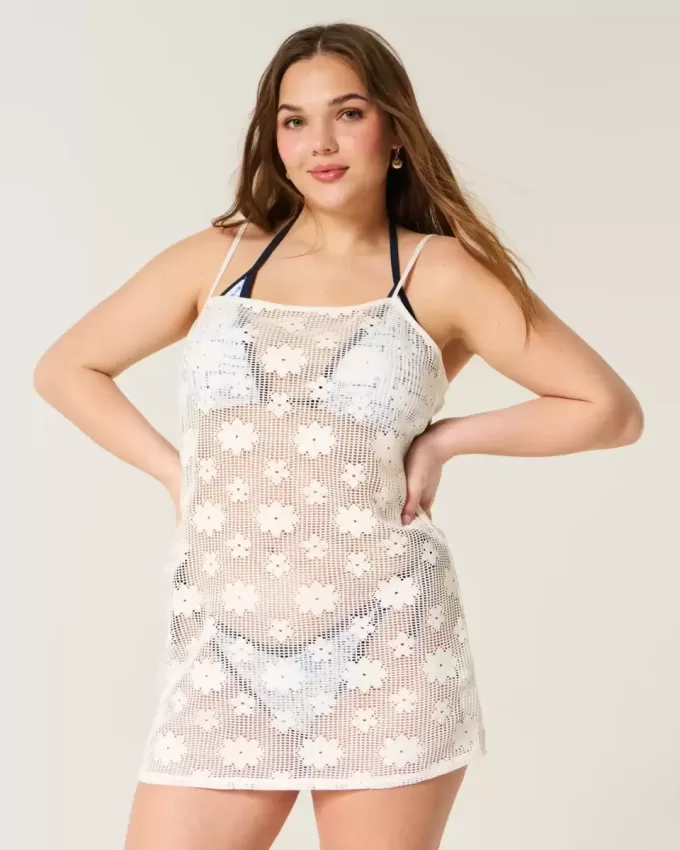 Überwurfkleid mit offener Naht