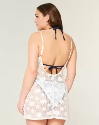 Überwurfkleid mit offener Naht